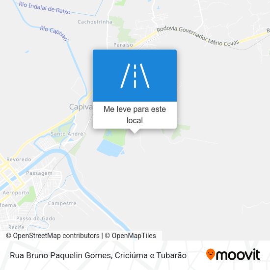 Rua Bruno Paquelin Gomes mapa