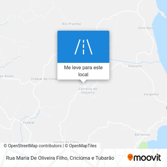 Rua Maria De Oliveira Filho mapa