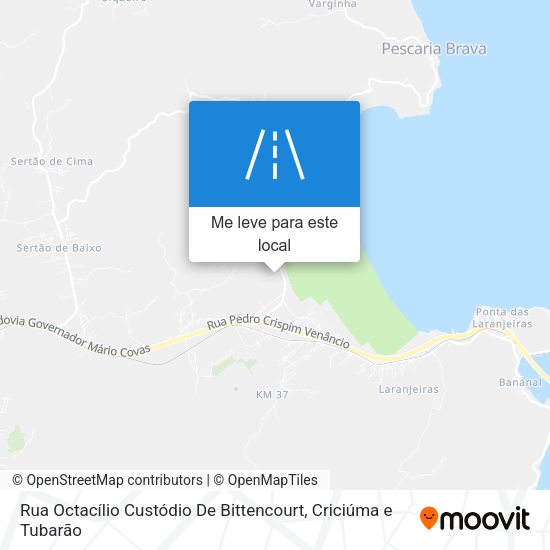 Rua Octacílio Custódio De Bittencourt mapa