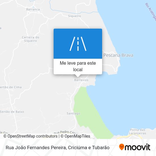 Rua João Fernandes Pereira mapa