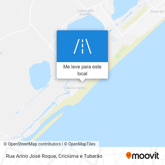 Rua Arino José Roque mapa