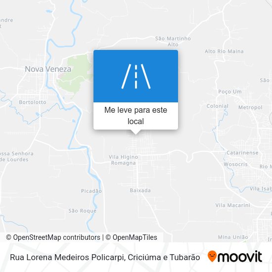 Rua Lorena Medeiros Policarpi mapa