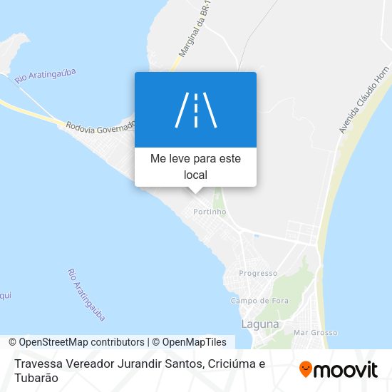 Travessa Vereador Jurandir Santos mapa
