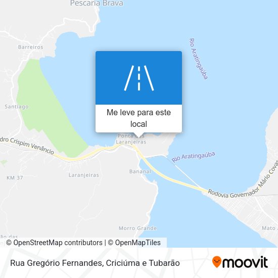 Rua Gregório Fernandes mapa