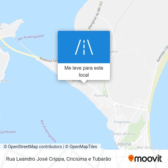 Rua Leandro José Crippa mapa