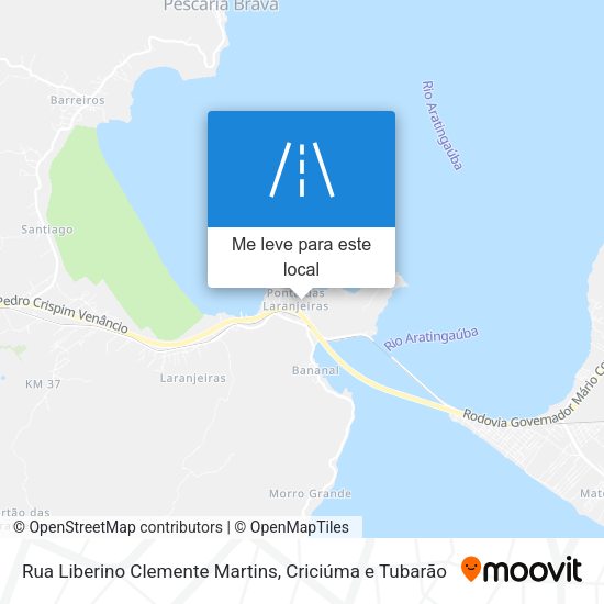 Rua Liberino Clemente Martins mapa