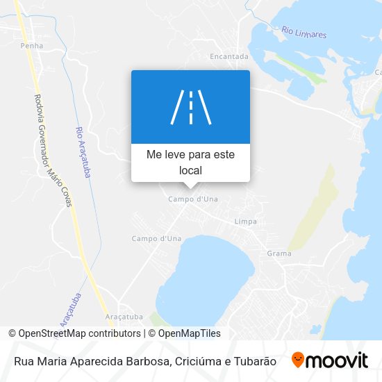 Rua Maria Aparecida Barbosa mapa