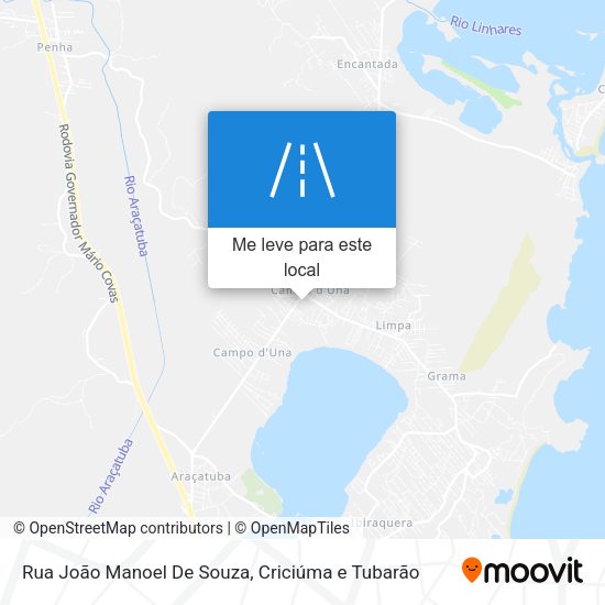 Rua João Manoel De Souza mapa