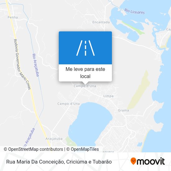 Rua Maria Da Conceição mapa