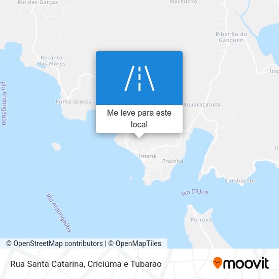 Rua Santa Catarina mapa