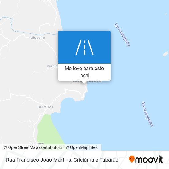 Rua Francisco João Martins mapa