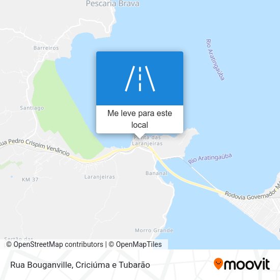 Rua Bouganville mapa