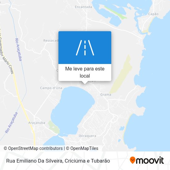 Rua Emiliano Da Silveira mapa