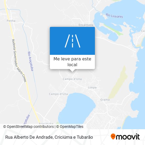 Rua Alberto De Andrade mapa