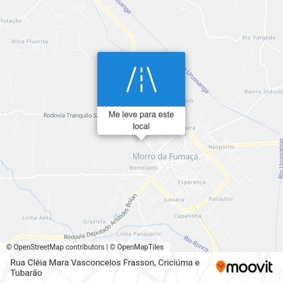 Rua Cléia Mara Vasconcelos Frasson mapa