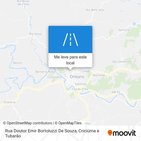 Rua Doutor Emir Bortoluzzi De Souza mapa