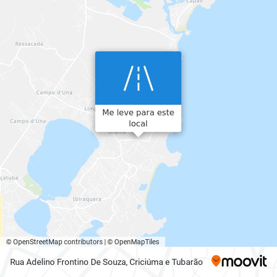 Rua Adelino Frontino De Souza mapa