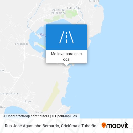 Rua José Agustinho Bernardo mapa