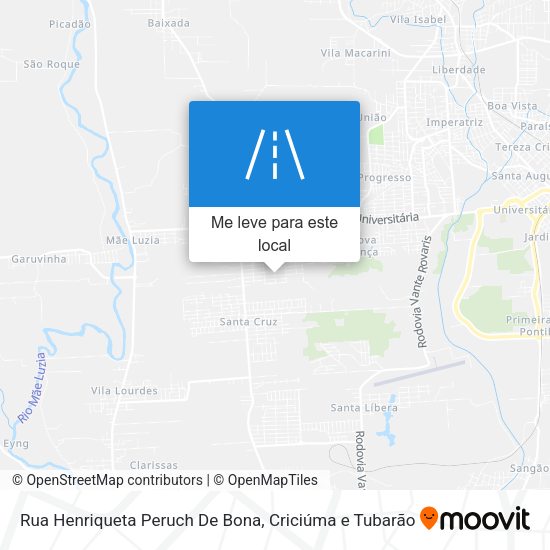 Rua Henriqueta Peruch De Bona mapa