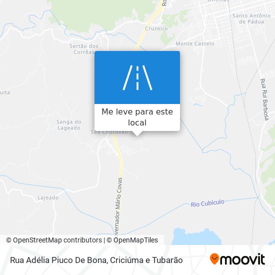 Rua Adélia Piuco De Bona mapa