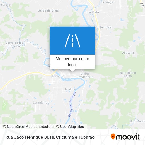 Rua Jacó Henrique Buss mapa