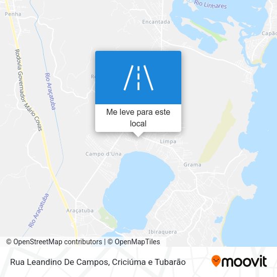 Rua Leandino De Campos mapa