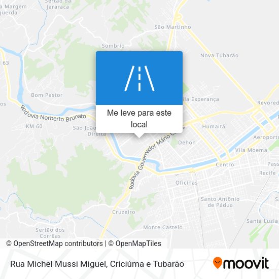 Rua Michel Mussi Miguel mapa
