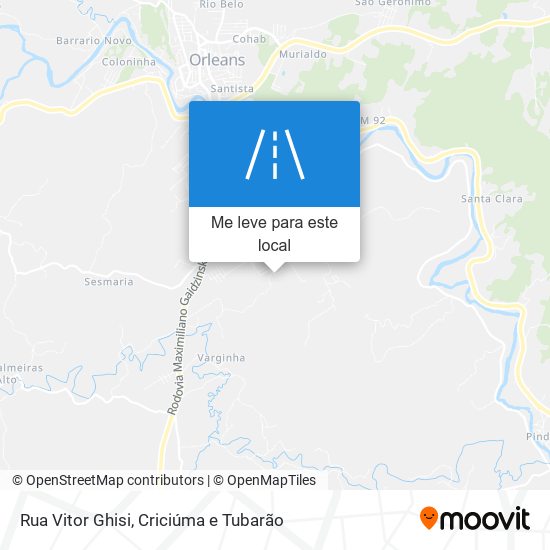 Rua Vitor Ghisi mapa