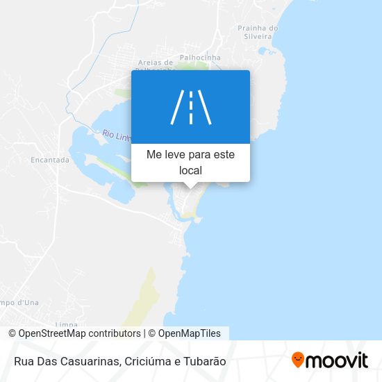 Rua Das Casuarinas mapa