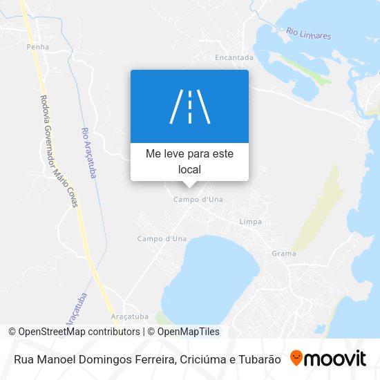 Rua Manoel Domingos Ferreira mapa