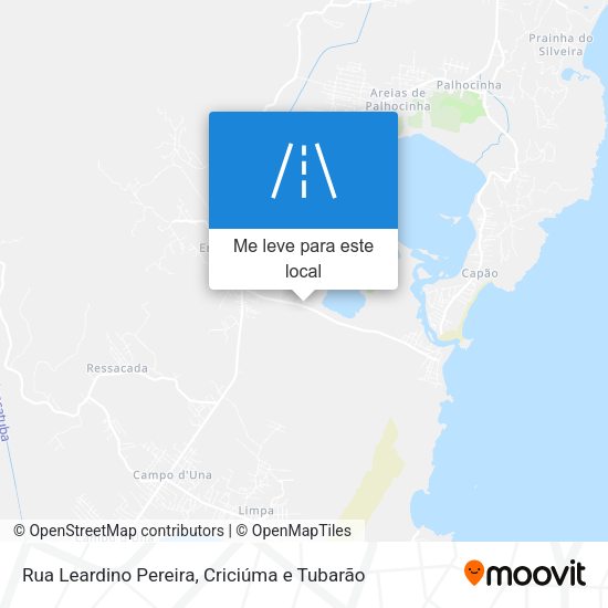 Rua Leardino Pereira mapa