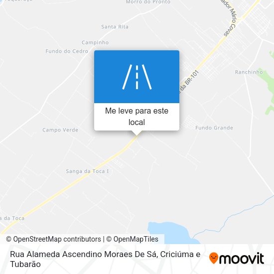 Rua Alameda Ascendino Moraes De Sá mapa