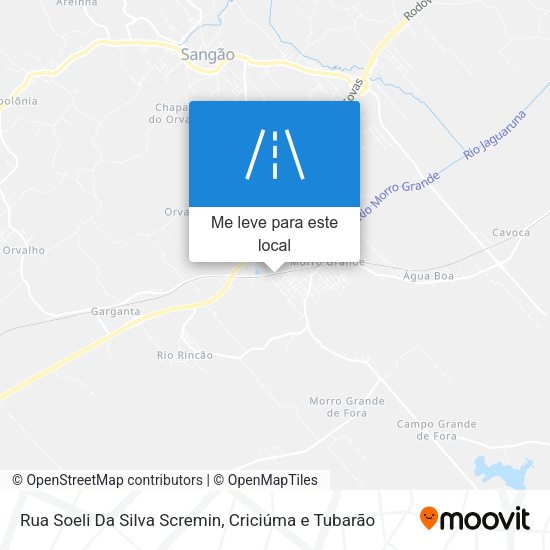 Rua Soeli Da Silva Scremin mapa