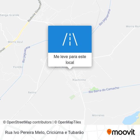 Rua Ivo Pereira Melo mapa