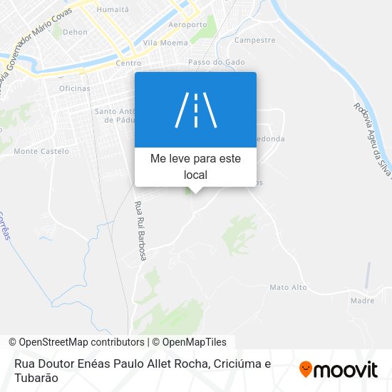 Rua Doutor Enéas Paulo Allet Rocha mapa