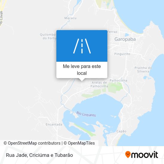 Rua Jade mapa