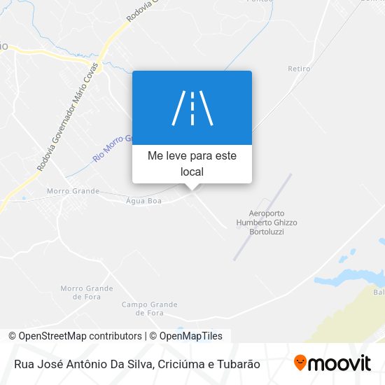 Rua José Antônio Da Silva mapa