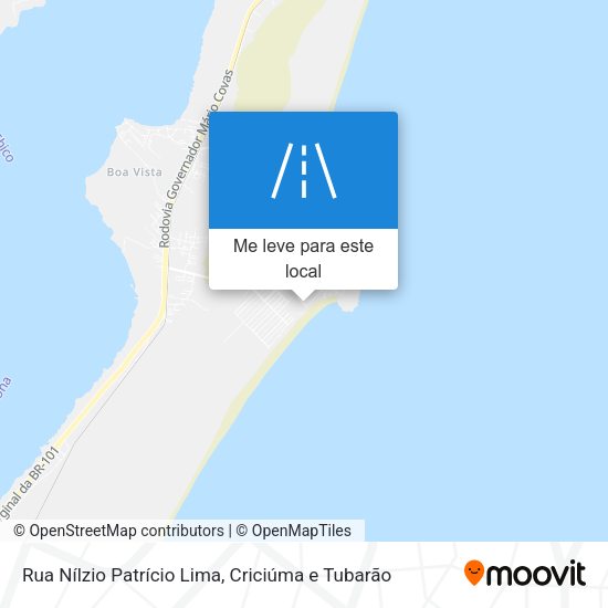 Rua Nílzio Patrício Lima mapa
