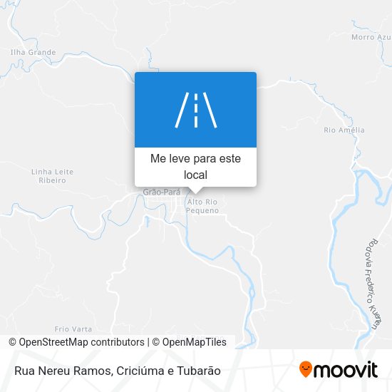 Rua Nereu Ramos mapa