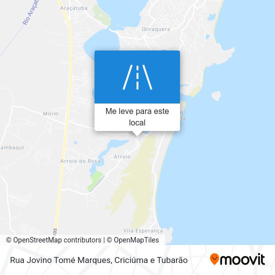 Rua Jovino Tomé Marques mapa