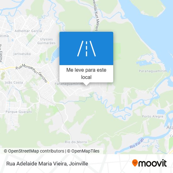 Rua Adelaide Maria Vieira mapa