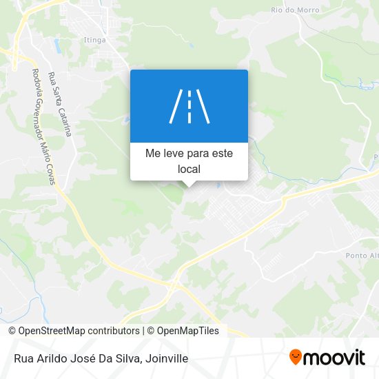 Rua Arildo José Da Silva mapa