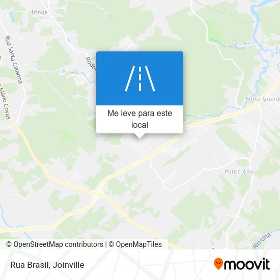 Rua Brasil mapa