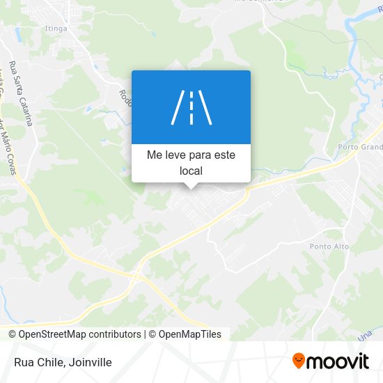 Rua Chile mapa