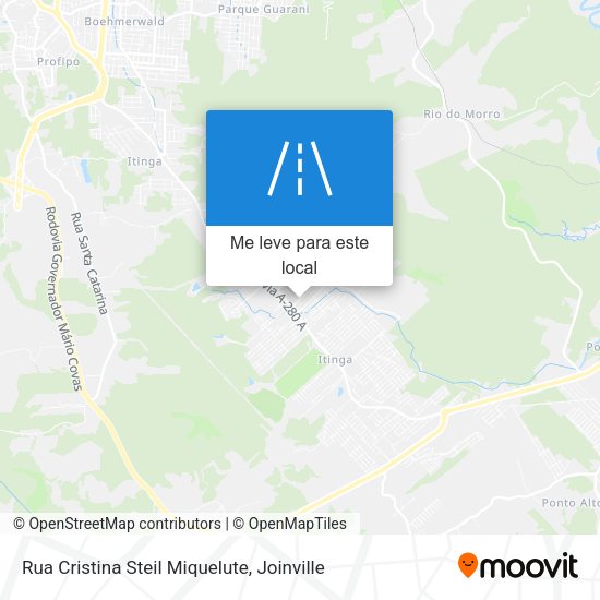 Rua Cristina Steil Miquelute mapa