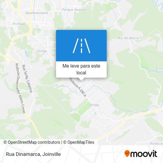 Rua Dinamarca mapa