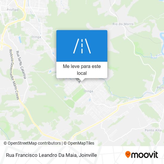 Rua Francisco Leandro Da Maia mapa