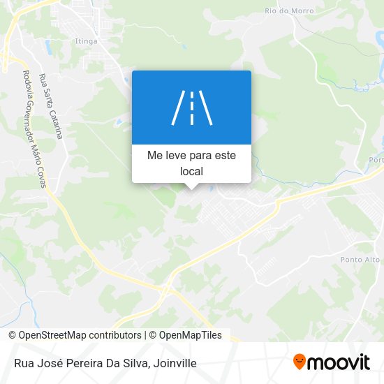Rua José Pereira Da Silva mapa