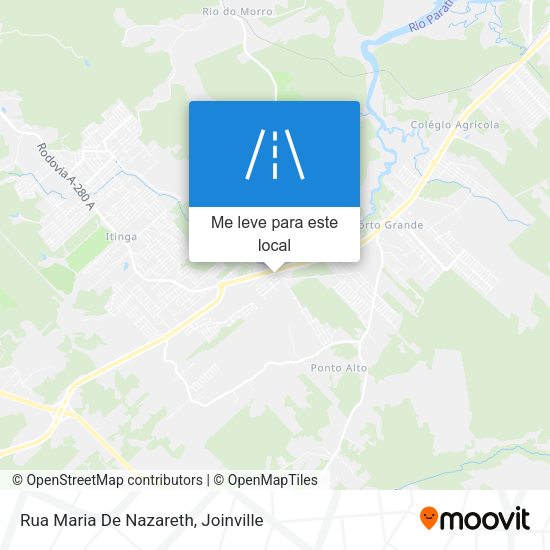 Rua Maria De Nazareth mapa