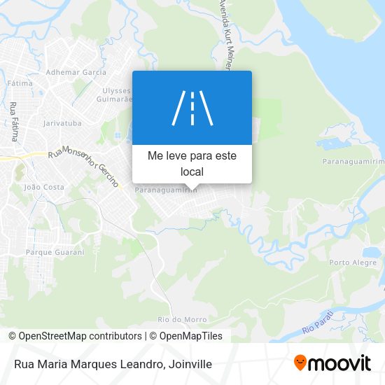 Rua Maria Marques Leandro mapa